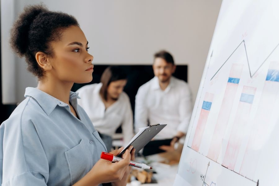 Group of People Having a Meeting in the Office